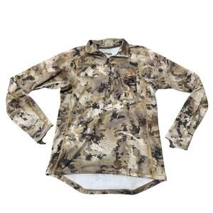 Sitka Core Midweight Zip-T Top- Camo- Large?